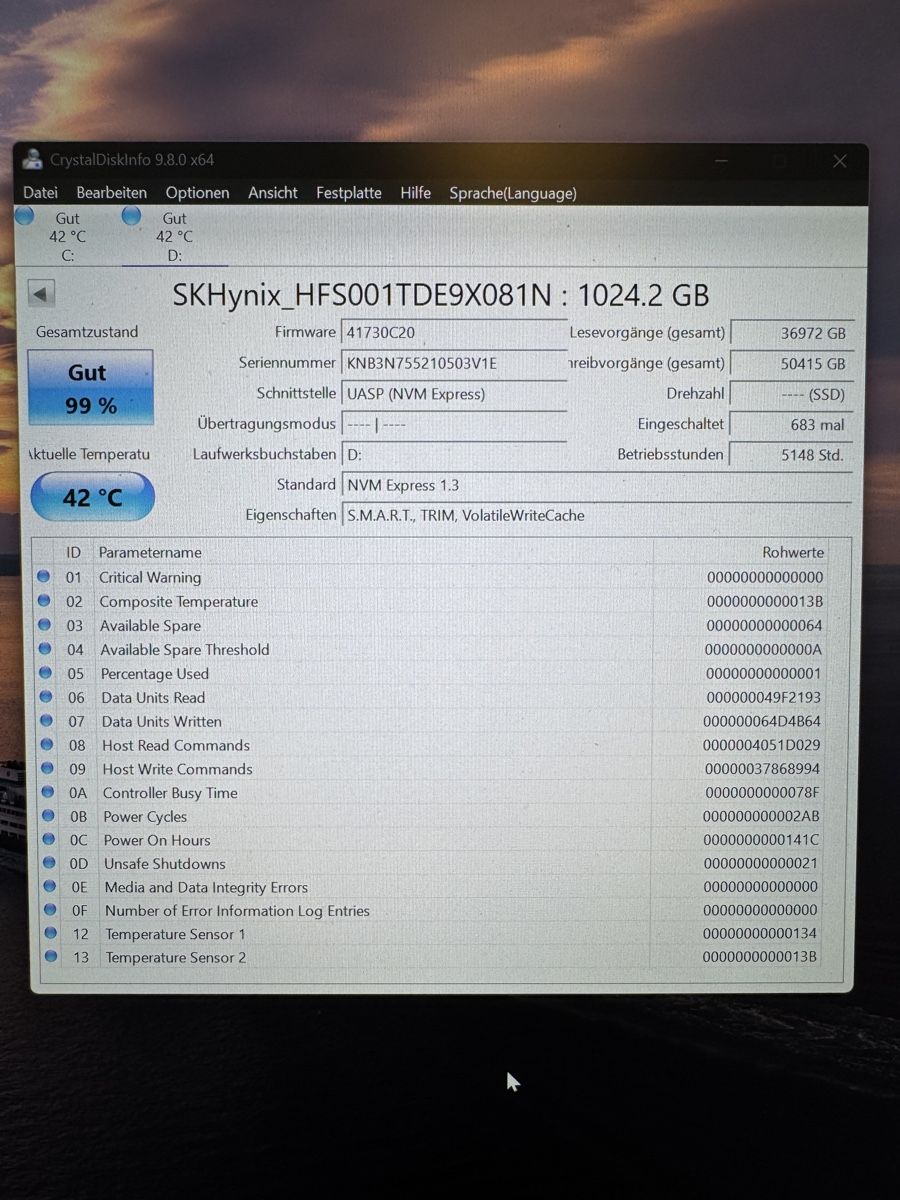 Dischi rigidi: SK Hynix SSD 1TB NVMe  – Usato da Goldau venduto da vcore 1