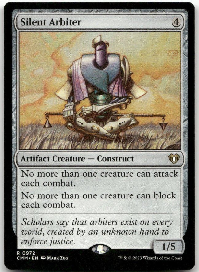 Magic The Gathering Carte collezionabili: Silent Arbiter - MtG - EN – Usato da Bolligen venduto da Gurkenfeld