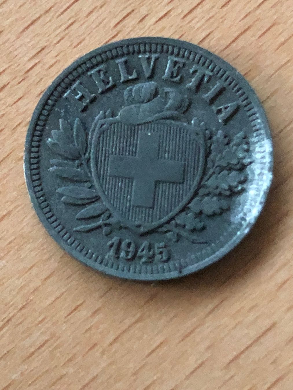 Tutti le monete: 2 Rp. 1945 – Usato da Schötz venduto da Odpa