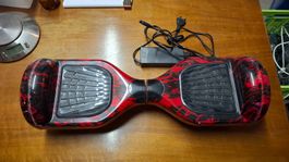Hoverboard FLAMES rot-schwarz gebraucht