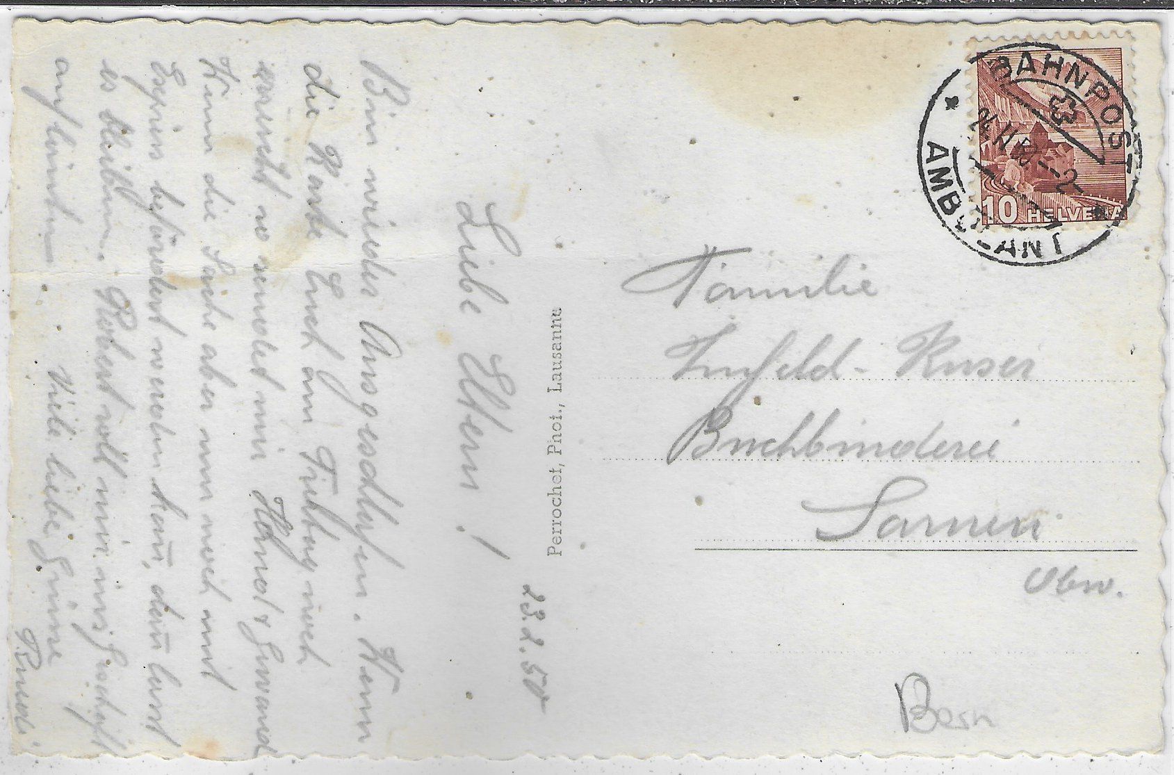 Cartes postales: Langenthal - Theater – D'occasion à Ettingen par Kartenplanet 1