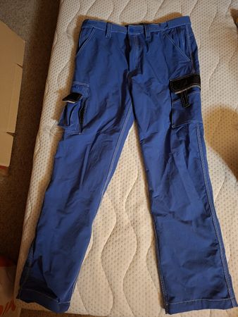 Arbeitshose blau mit Seitentaschen guter Zustand