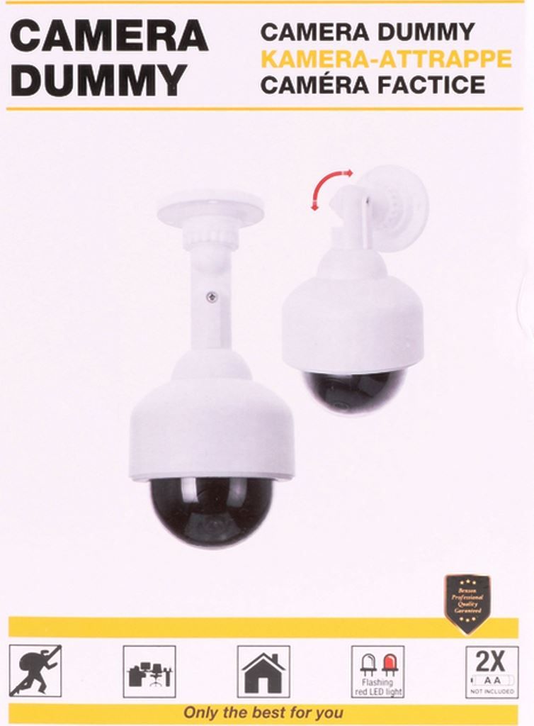 Sistemi d'allarme: Dummy / KAMERA-ATTRAPPE + LED mit Gelenk – Nuovo e nell'imballaggio originale da St. Gallen venduto da schnaeppchen-preise 1