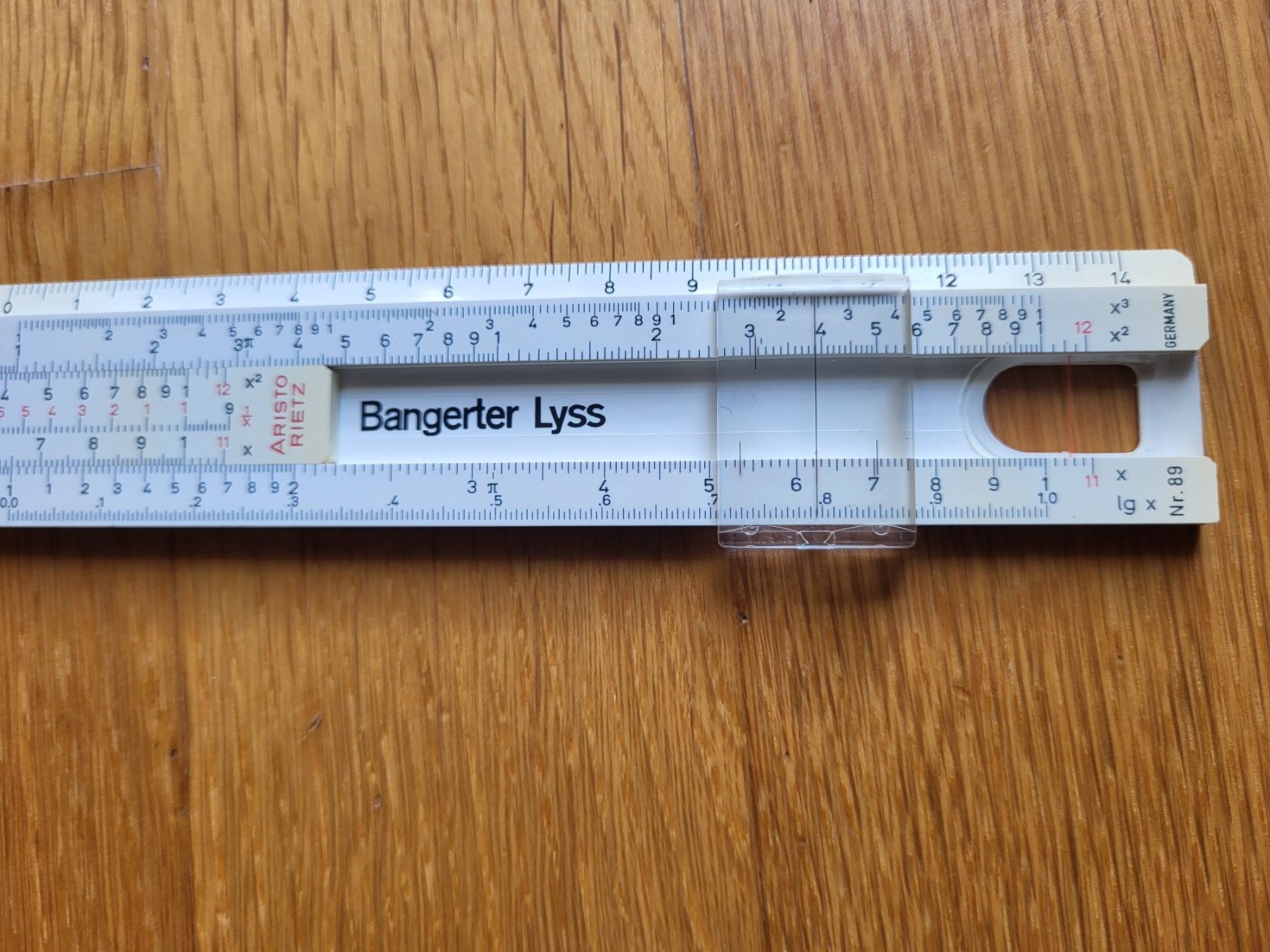 Calculatrices: Rechenschieber Aristo Rietz Nr. 89 / Bangerter Lyss – D'occasion à Münchenbuchsee par Elykinley 3