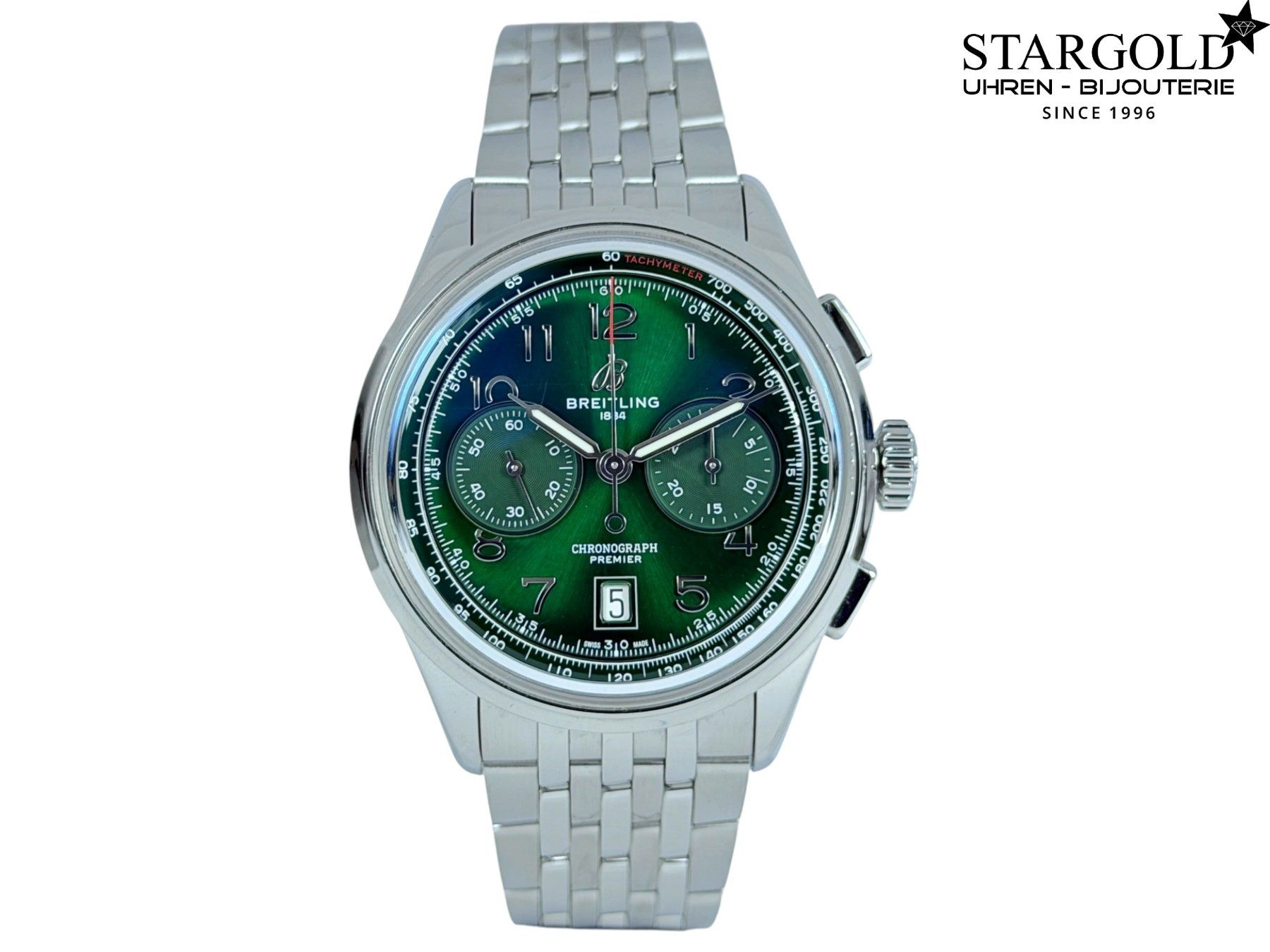 Breitling Orologi: Breitling Premier B01 Chronograph 42 - AB0145371L1A1 – Usato da Zürich venduto da Stargold-Uhren