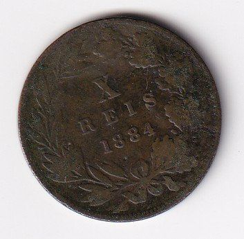 Tutti le monete: Portugal 10 reis 1884 – Usato da Neuchâtel venduto da karlpierrino
