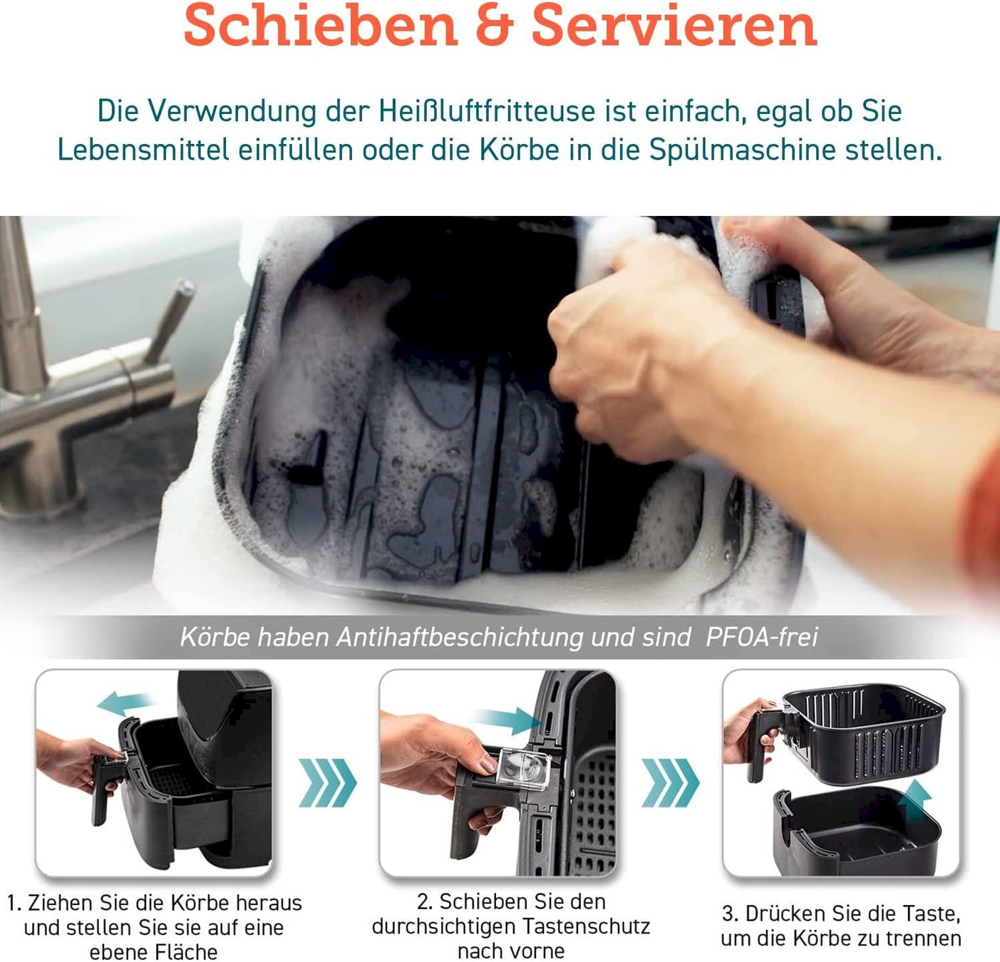 Küchengeräte: COSORI Heißluftfritteuse Premium 3,5L – Neu und originalverpackt aus Bottighofen von zaap 6