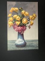Ansichtskarte  Blumen in Vase 1916  (V230)
