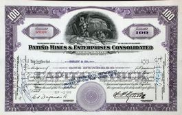 Patino Mines & Enterprises Consolidated Inc. - 1946