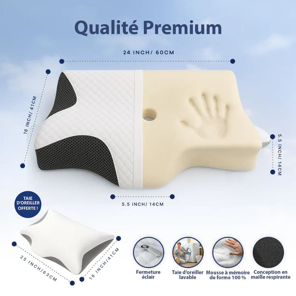 Cuscini: Coussin d’alignement Cervical OrthoSleep – Nuovo e nell'imballaggio originale da Conthey venduto da Michel124 5
