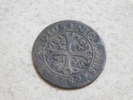 Kantonsmünze Fribourg 1789 - 2 Kreuzer, Billon, s-ss