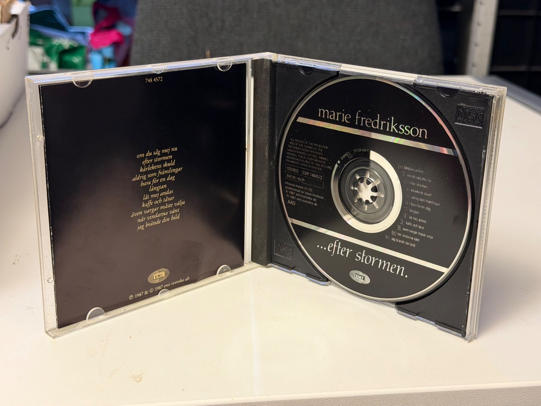 CD: Marie Fredriksson - Efter Stormen - HB21D – Nuovo (secondo la descrizione) da Küsnacht ZH venduto da Jazztilldawn 2