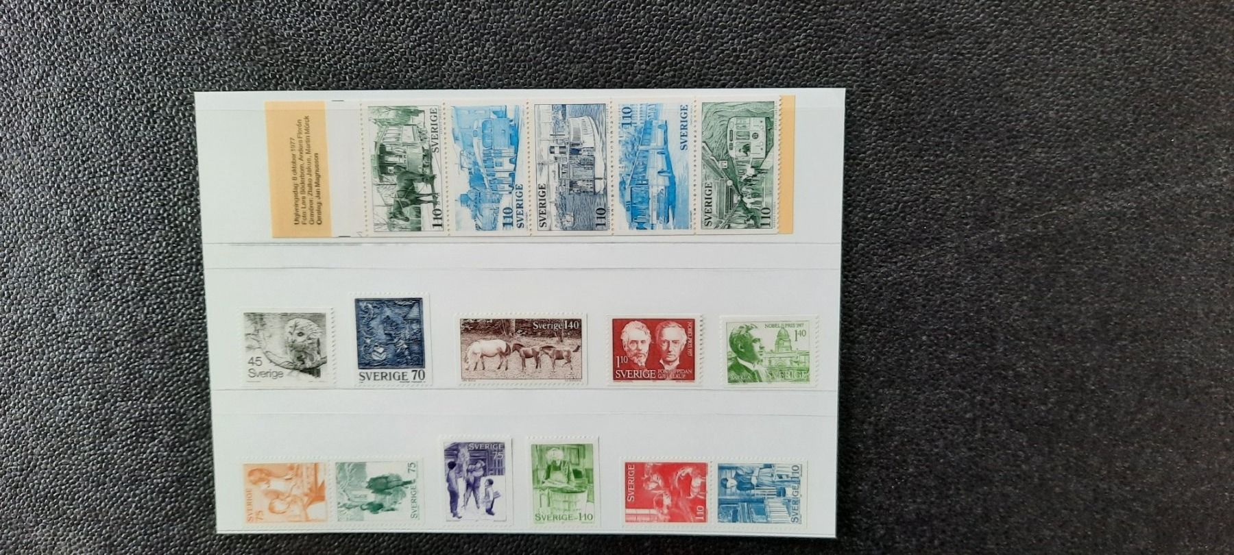 Alle Briefmarken: Svenska Frimärken 1977 – Gebraucht aus Alt St. Johann von tury38 4