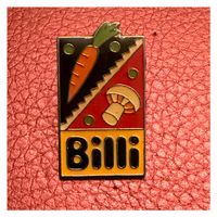  Vintage-Pin - Billi Top-Discount - Karotte und Pilz