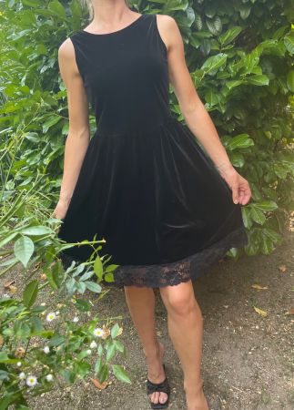 Richmond  Glamour Abito da sera ,M/L-di velluto con pizzo