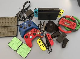 Nintendo Switch Bundle mit 10 Spielen & viel Zubehör