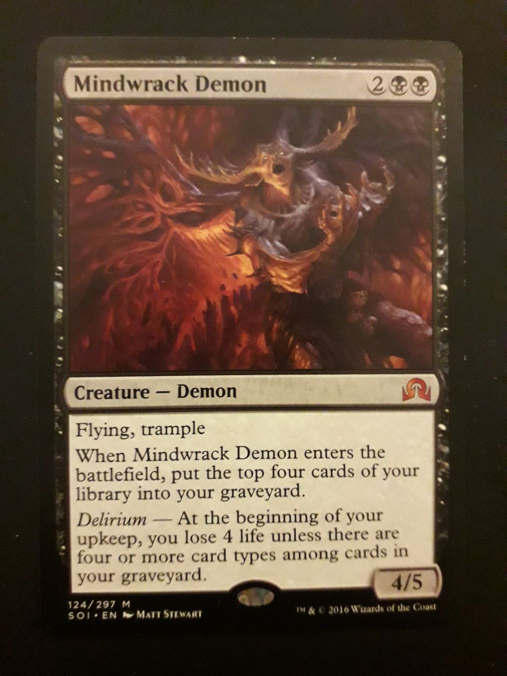 Magic The Gathering Carte collezionabili: MTG - Mindwrack demon – Usato da Lausanne venduto da and_n6mz