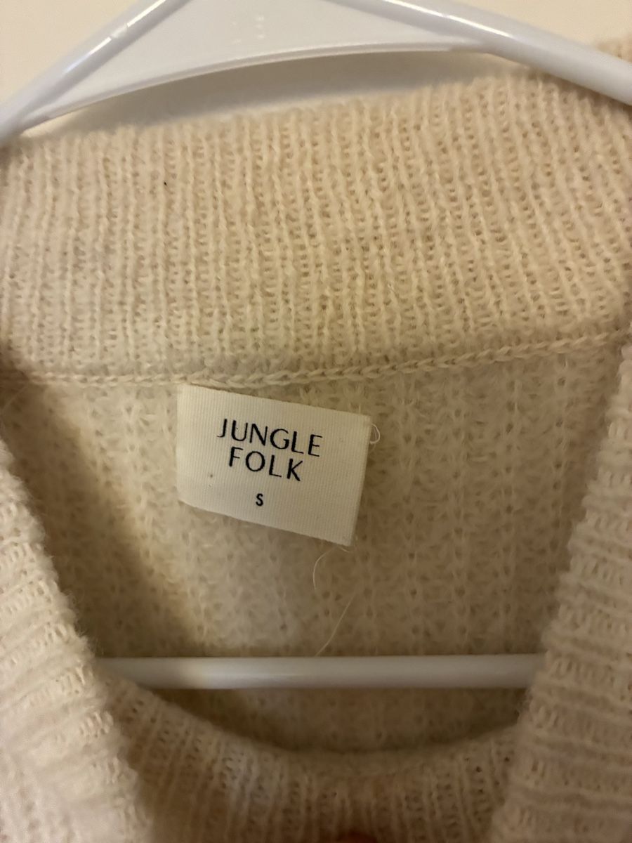 Jungle Folk Pullover & Sweatshirts: Jungle Folk Pullover weiss blau Grösse S gebraucht – Gebraucht aus Wädenswil von Gilmored83 1