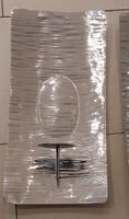 2 stylische Wandkerzenhalter aus Metall - Zeitloses Design