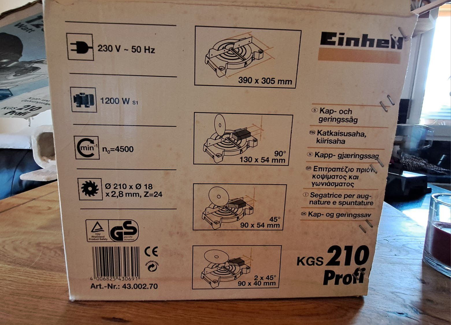 Einhell Scies: EINHELL Kapp- und Gehrungssäge – D'occasion à Preles par crazydream 3