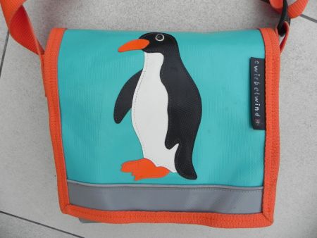 Cwirbelwind Pinguin Umhängetasche Kindergarten Tasche