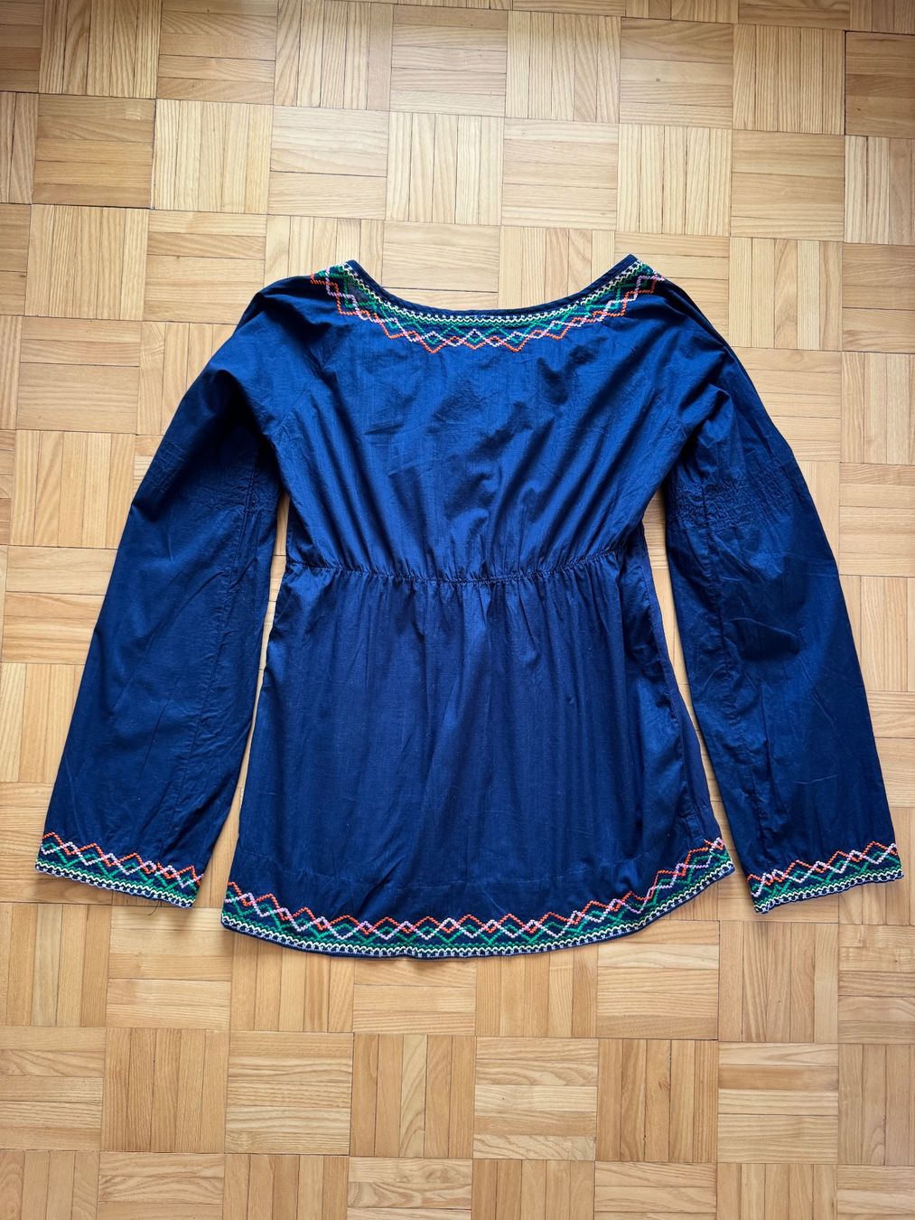Blusen: Boho Bluse Dunkelblau L – Gebraucht aus Luzern von kun_2nm8 2