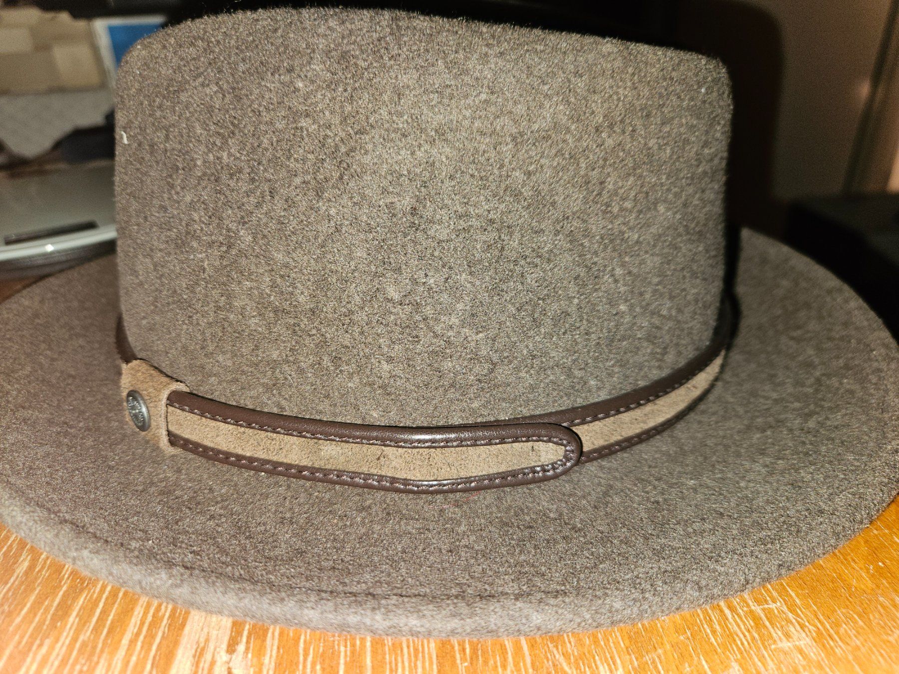 Copricapi, berretti & cappellini: edler Bugatti Hut aus Wolle Gr. 56, braun – Usato da Strengelbach venduto da schmetterling20 5