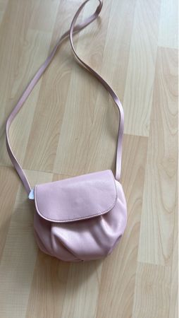 Umhängetasche klein rosa Kunstleder
