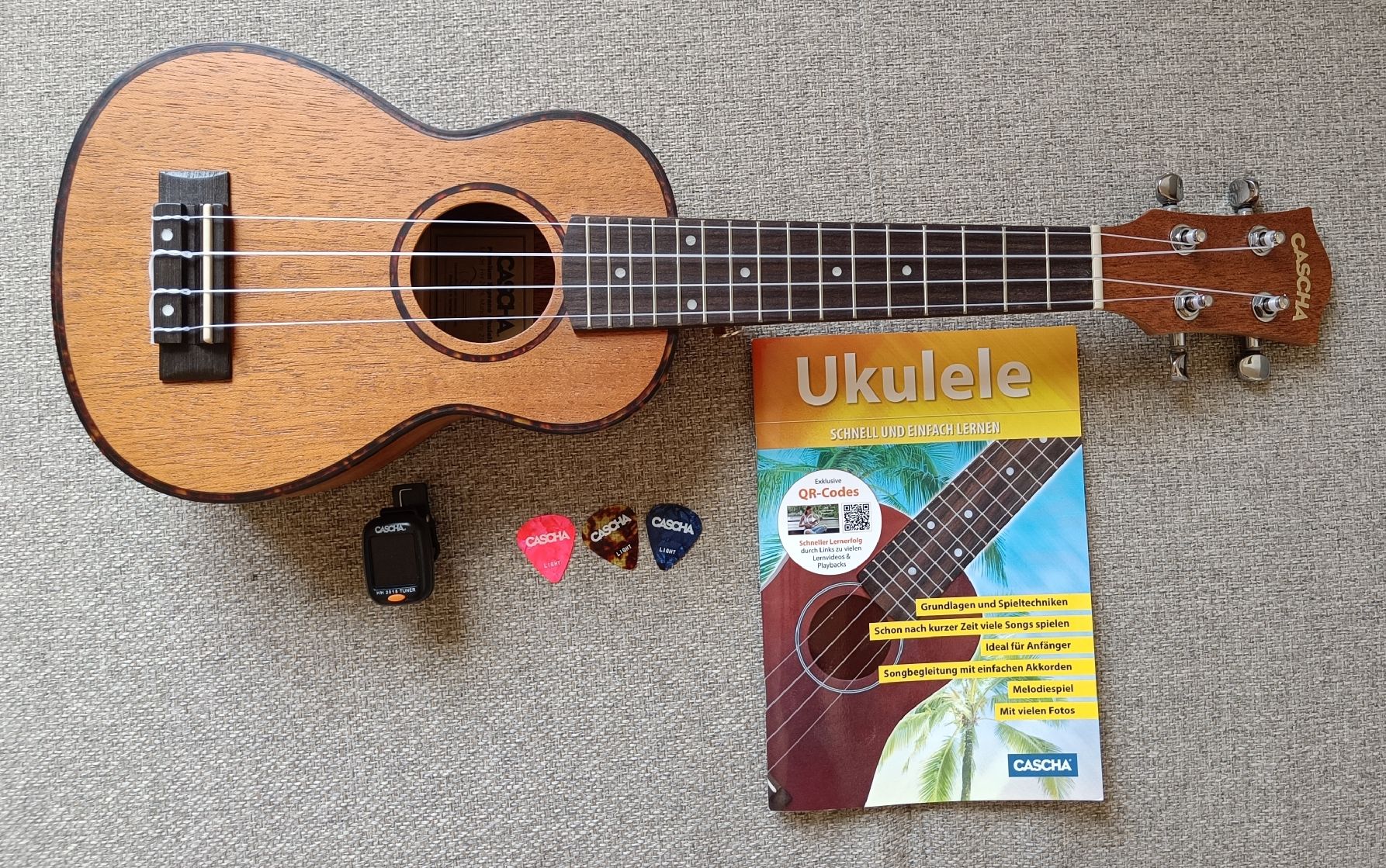 Strumenti musicali: Ukulele Set von Cascha – Nuovo (secondo la descrizione) da Fribourg venduto da rah_767t