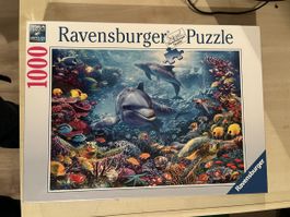Ravensburger Puzzle 1000 Teile - Delfine - NOVP