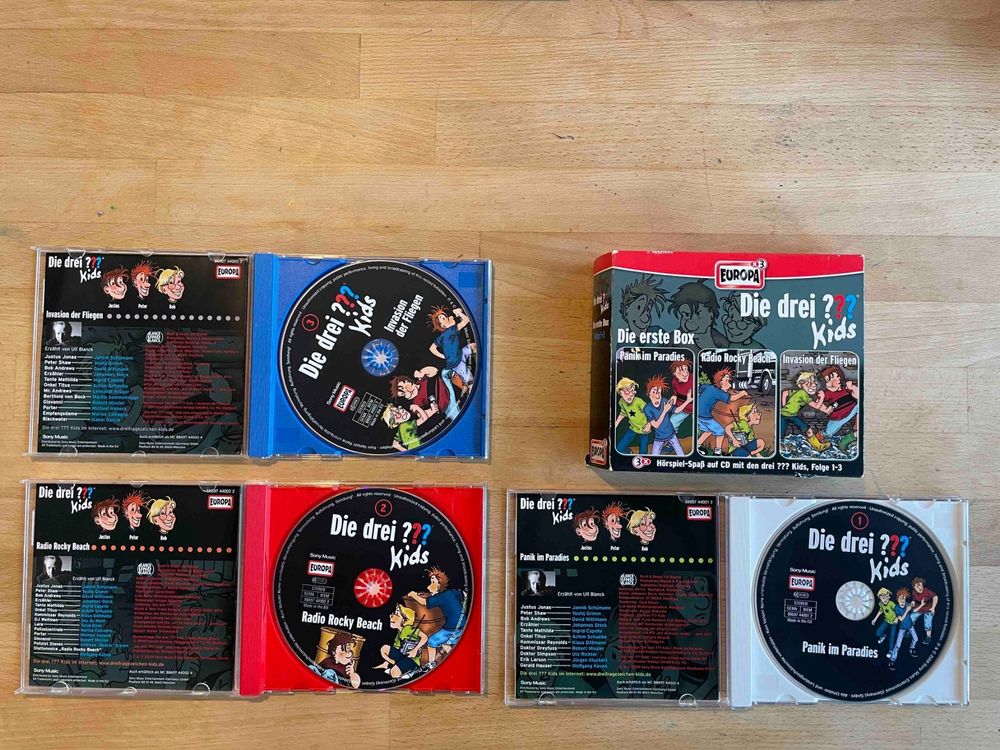 Die drei ??? Fragezeichen Kids CD's - Box 1 Folgen 1 - 3 (Gebraucht) in ...