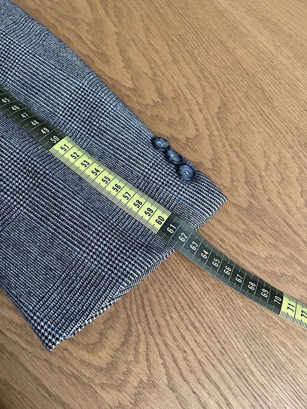 Corneliani Giacche: Corneliani Doppelreiher Blazer Glen Check grau/blau – Usato da Lyss venduto da Sandroloco 6