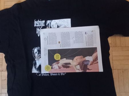 Deströyer 666 Vintage 2002 T-shirt in L * Black Metal *