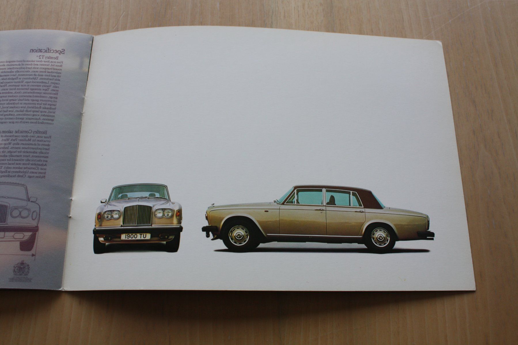 Bentley Documenti: Bentley T2 Prospekt 1977 – Usato da Wikon venduto da erwin400 6