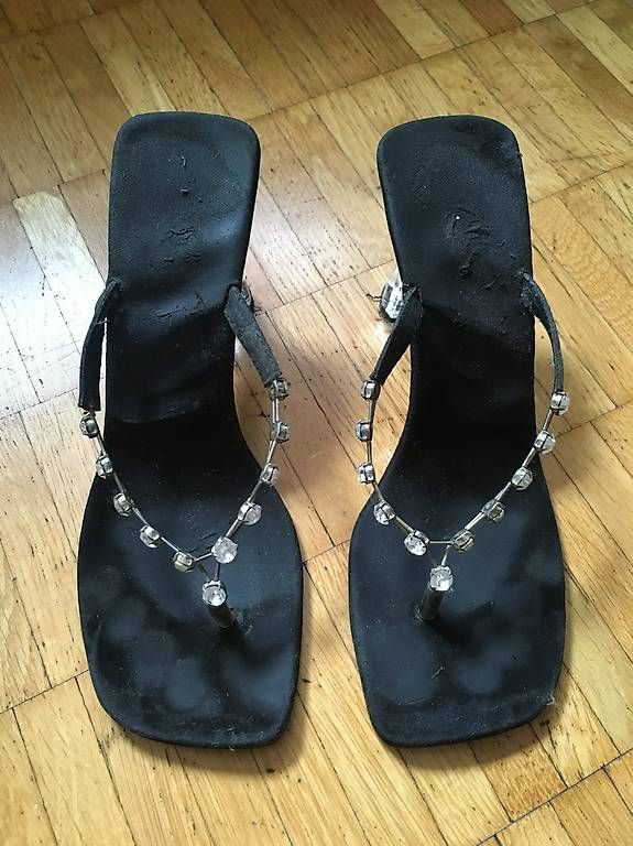 Scarpe da donna: Stylettos mit Strass & durchsichtigem Absatz, 38 – Usato da Zürich venduto da BuenosAires03