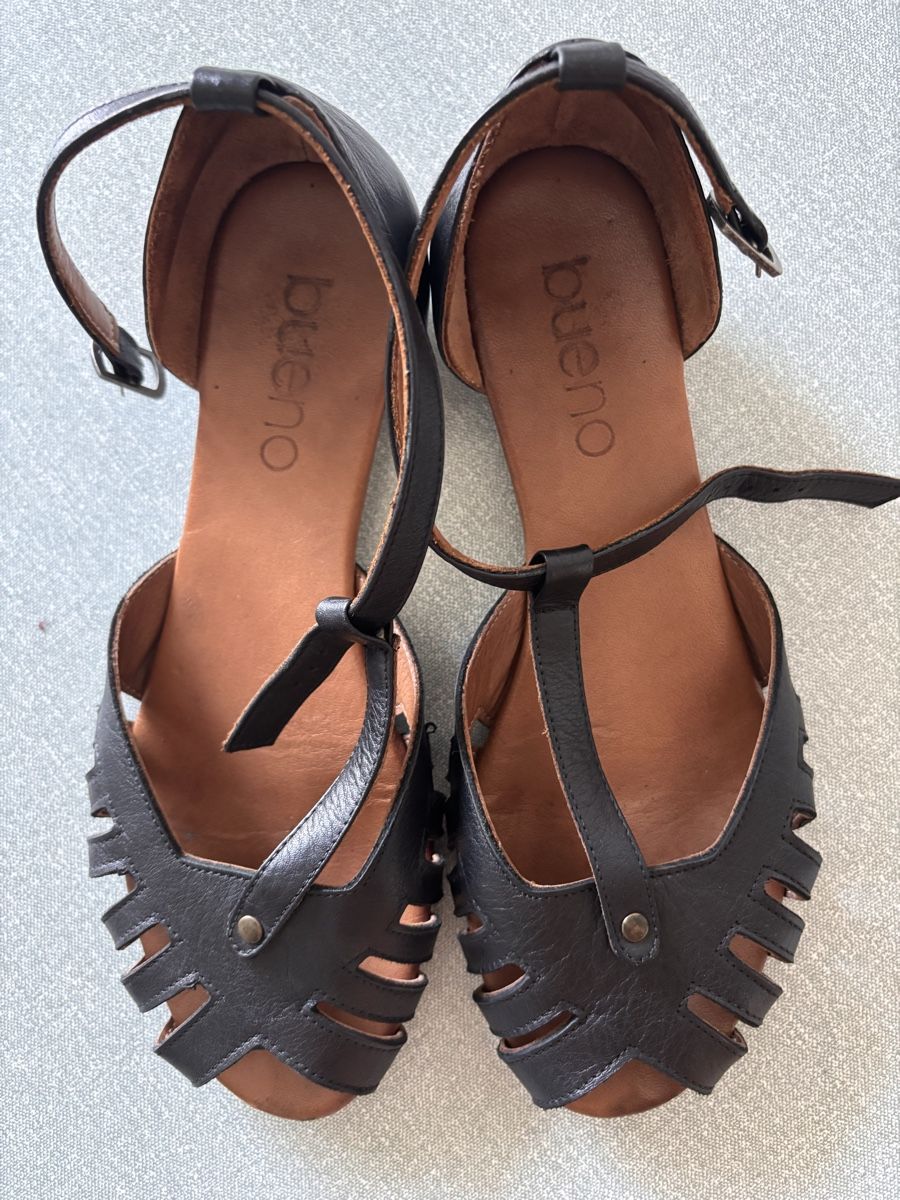 Damenschuhe: Sandalen, Leder, 38 – Gebraucht aus Zürich von gucks 3