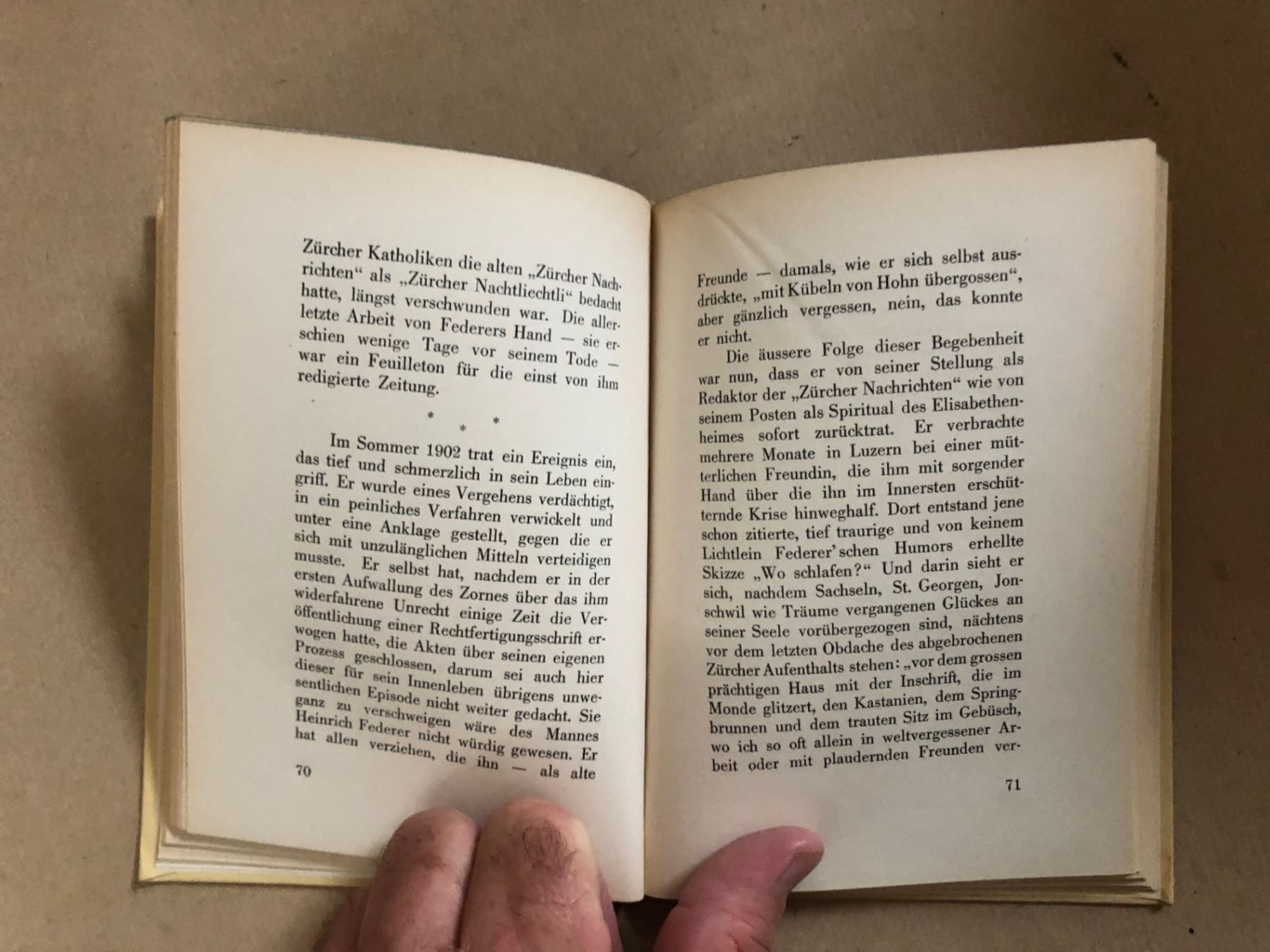 Libri: Hans Oser: Heinrich Federer – Usato da Zürich venduto da allp 8