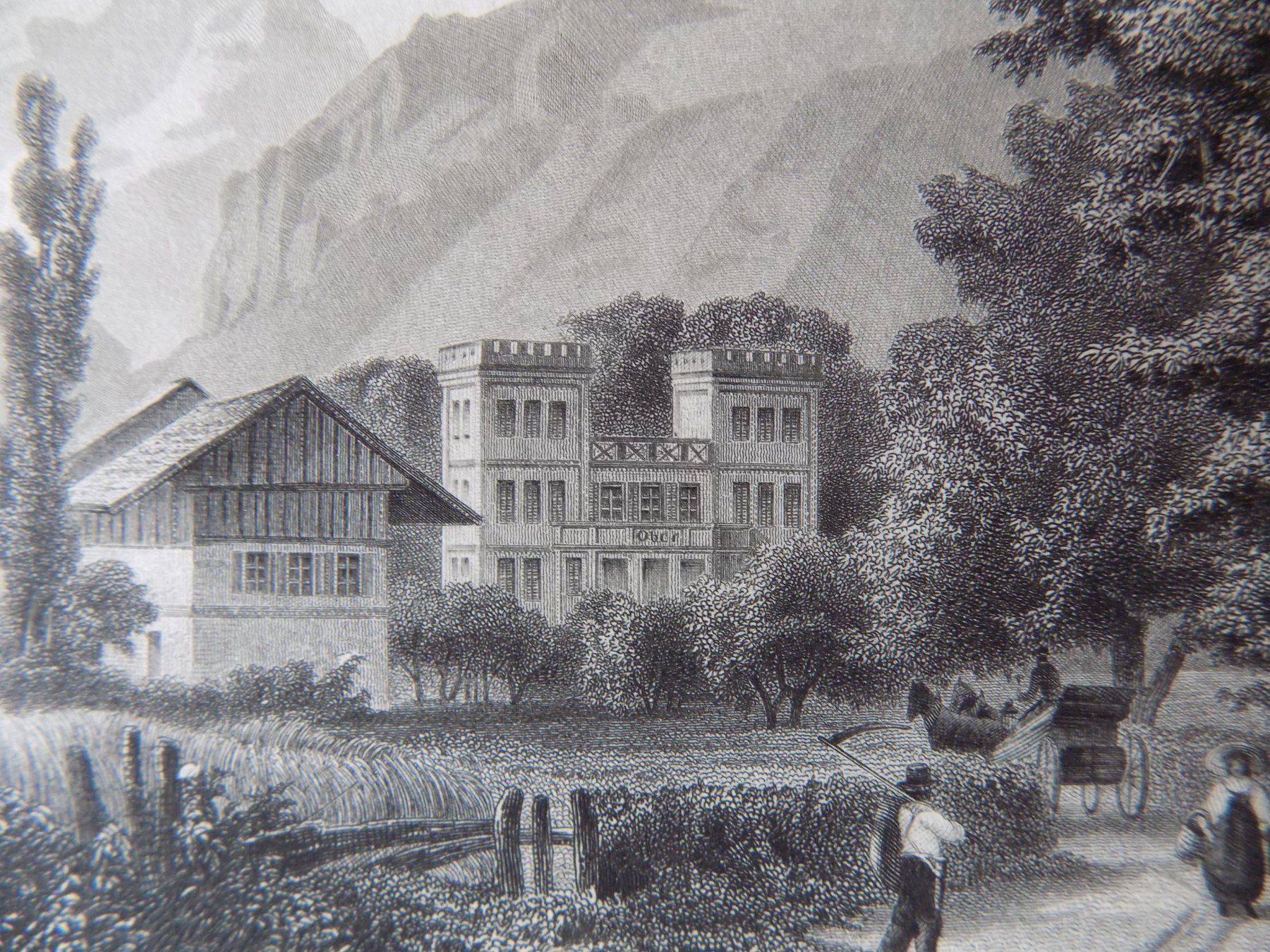 Gravures: Villa Ober Interlaken – D'occasion à Risch par Antikfee 4