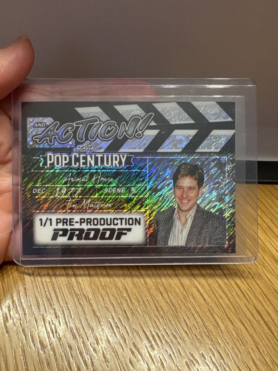 Cartes à collectionner: Trading Card Tim Matheson 1/1 Proof Pre-Production – Neuf (Voir description) à Boningen par Stef_1991