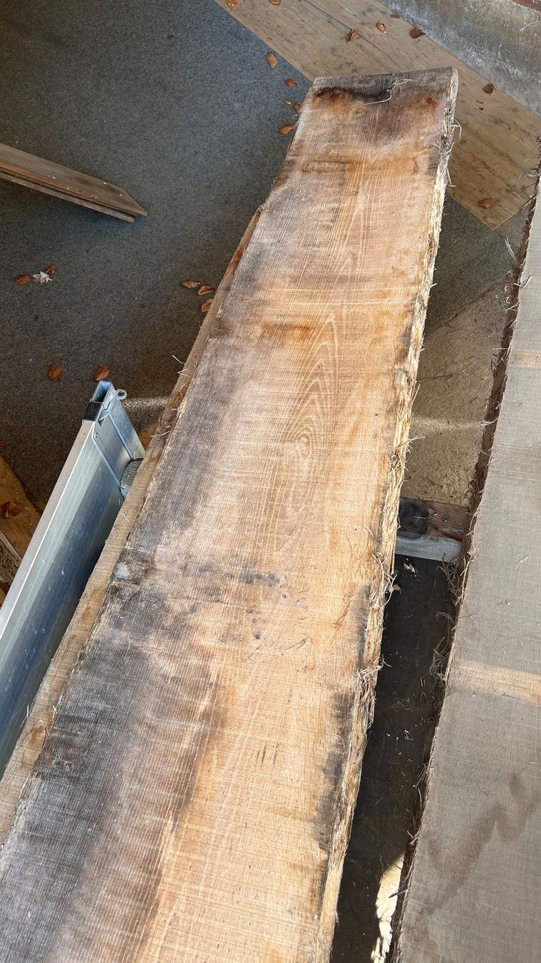 Articoli in legno: Eiche Klotzbrett 70mm Eichenholz Brett Stamm – Usato da Reichenbach i. K. venduto da Arve70 6