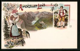 Litho Appenzeller Land, Appenzeller in T