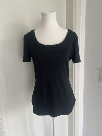Schwarzes T-Shirt, Grösse L