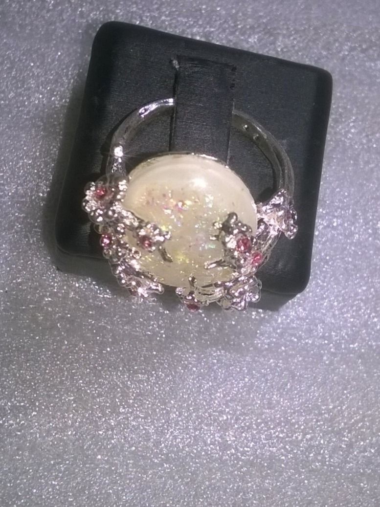 Bagues: ring modeschmuck,,,mit imitation opal,,,glanzig – Neuf (Voir description) à Basel par bijoutrie_4
