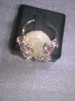 ring modeschmuck,,,mit imitation opal,,,glanzig