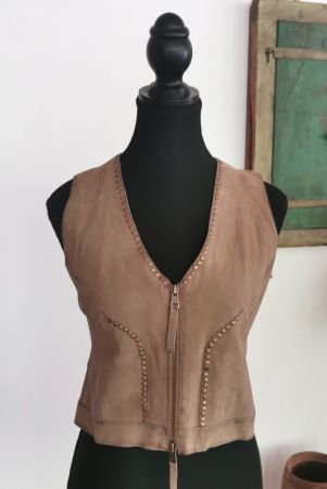 Freaky nation neue Wildlederweste used Look XS