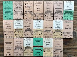 20 Top Billette, SBB, Tickets Edmondsche Kartonbillette