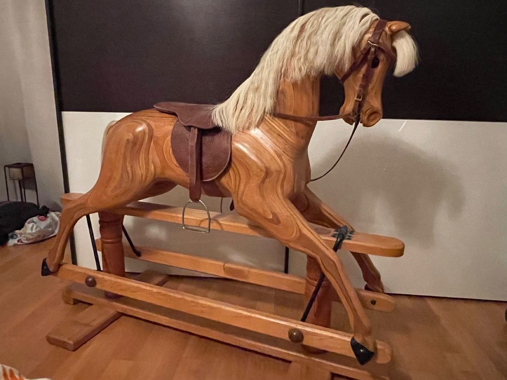 Cheval à bascule Rocking horse stud (certified) Relko (D'occasion) à Le ...