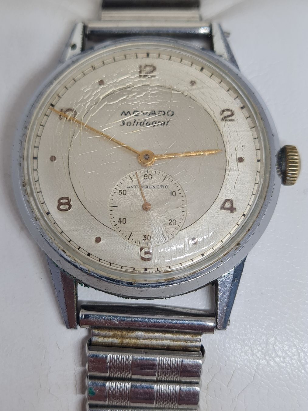 Movado Orologi: Movado Solidograf - läuft nicht – Difettoso da Delémont venduto da Godeau25 1
