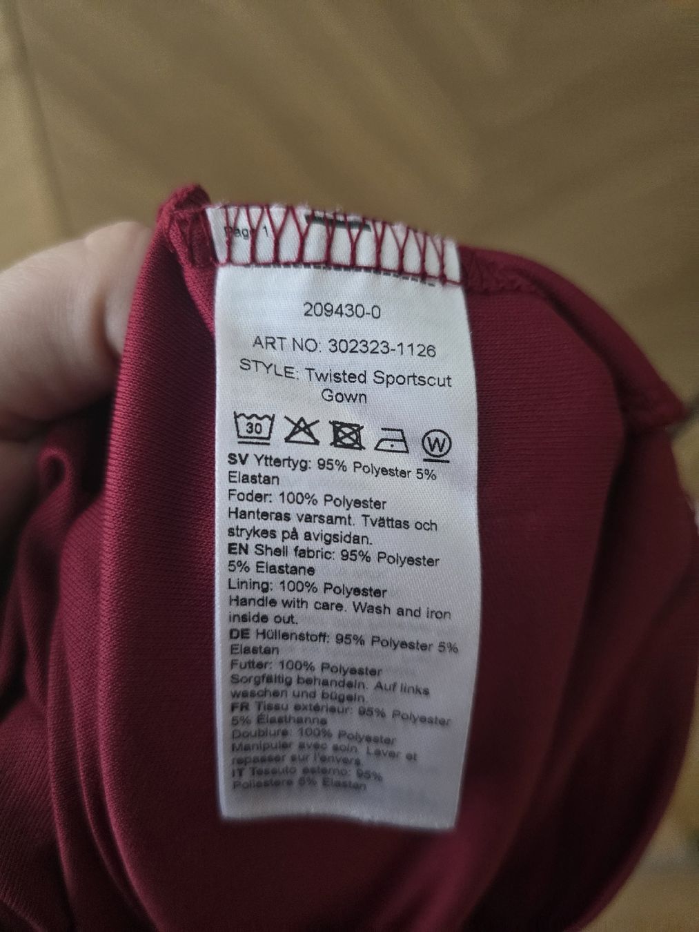 Vestiti: Rotes Kleid Gr. 38  – Nuovo (secondo la descrizione) da Zürich venduto da ale_bg2x 5