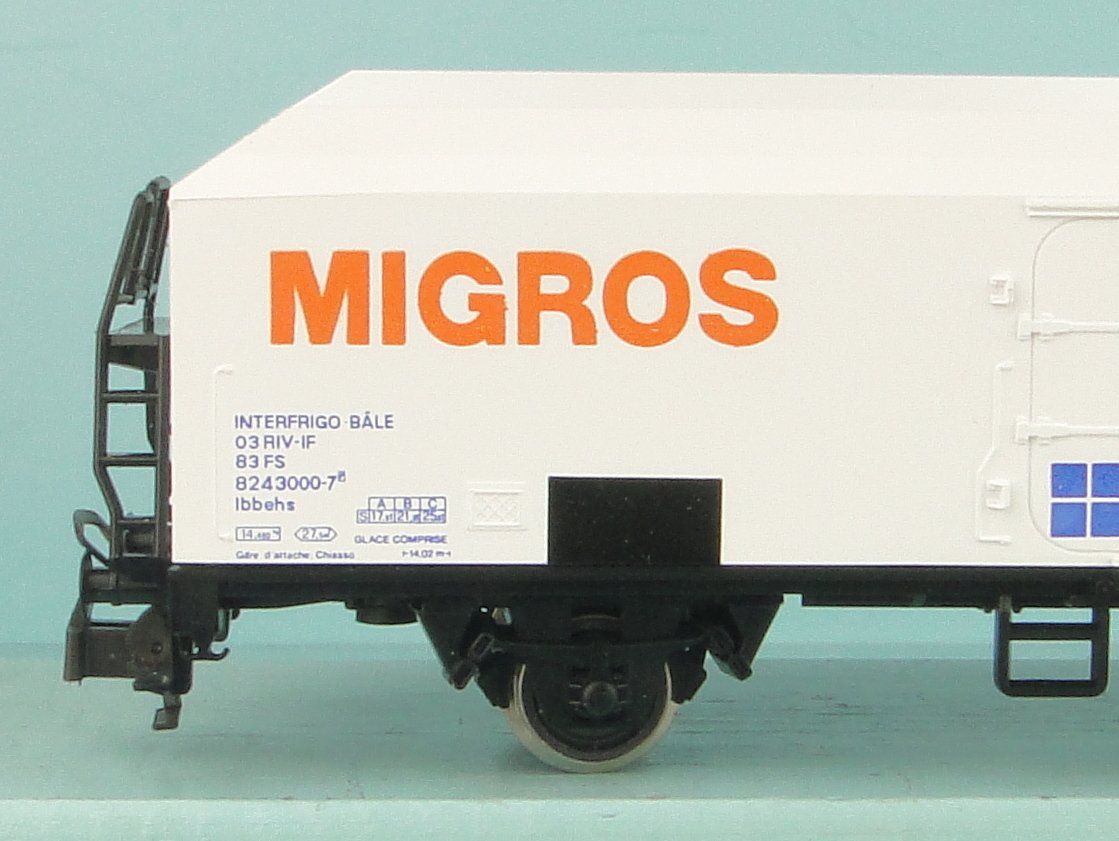 Rivarossi Modellini di ferrovie: Rivarossi 2106 FS Interfrigo MIgros – Usato da Bülach venduto da cann11 3